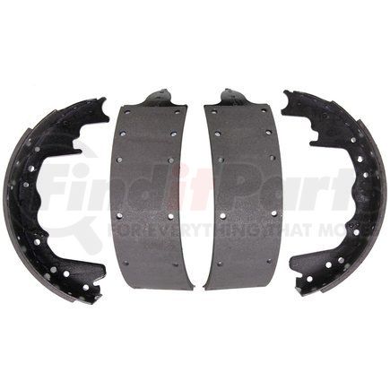 PAB583R by WAGNER - Wagner ThermoQuiet PAB583R Drum Brake Shoe Set