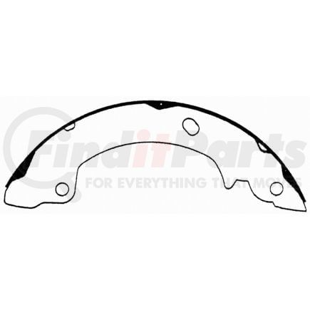 PAB620 by WAGNER - Wagner ThermoQuiet PAB620 Drum Brake Shoe Set