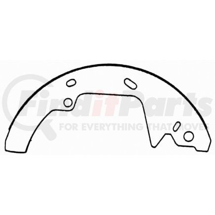 PAB567 by WAGNER - Wagner ThermoQuiet PAB567 Drum Brake Shoe Set