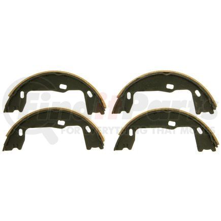 PAB797 by WAGNER - Wagner ThermoQuiet PAB797 Parking Brake Shoe Set