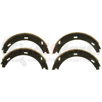 PAB816 by WAGNER - Wagner ThermoQuiet PAB816 Parking Brake Shoe Set