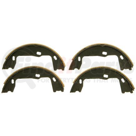 Z797 by WAGNER - Wagner Brake Z797 Parking Brake Shoe