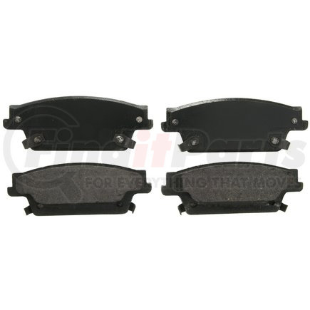 ZD1020 by WAGNER - QuickStop Ceramic Disc Brake Pad Set