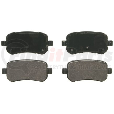 ZD1021 by WAGNER - QuickStop Ceramic Disc Brake Pad Set