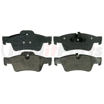 ZD1122 by WAGNER - QuickStop Ceramic Disc Brake Pad Set