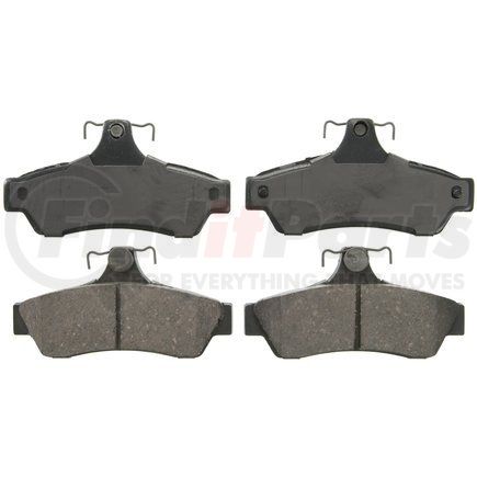 ZD1048 by WAGNER - QuickStop Ceramic Disc Brake Pad Set