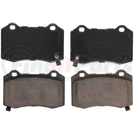 ZD1053 by WAGNER - QuickStop Ceramic Disc Brake Pad Set