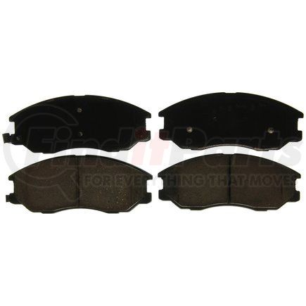 ZD1097 by WAGNER - QuickStop Ceramic Disc Brake Pad Set