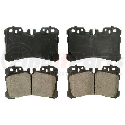 ZD1282 by WAGNER - QuickStop Ceramic Disc Brake Pad Set