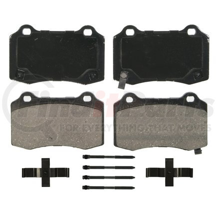 ZD1428 by WAGNER - QuickStop Ceramic Disc Brake Pad Set