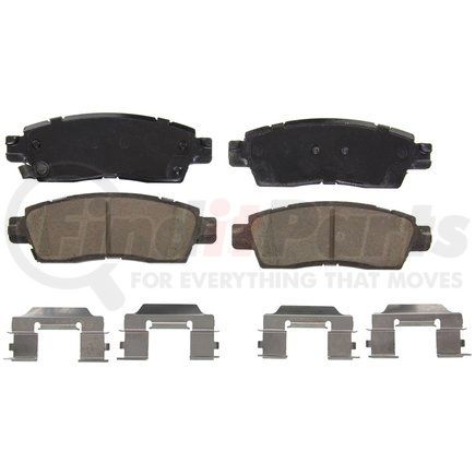 ZD1507 by WAGNER - QuickStop Ceramic Disc Brake Pad Set