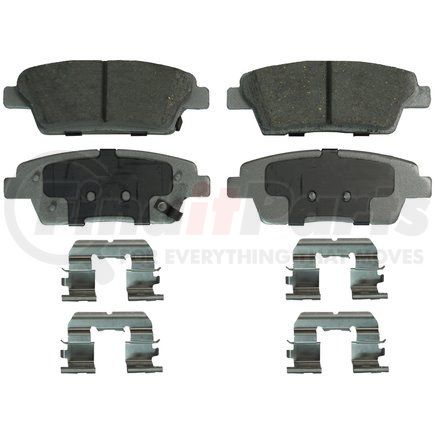 ZD1551 by WAGNER - QuickStop Ceramic Disc Brake Pad Set