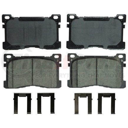 ZD1576 by WAGNER - QuickStop Ceramic Disc Brake Pad Set