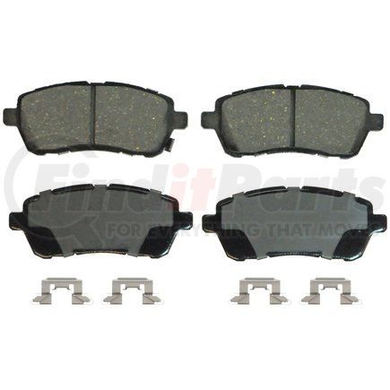 ZD1454A by WAGNER - QuickStop Ceramic Disc Brake Pad Set