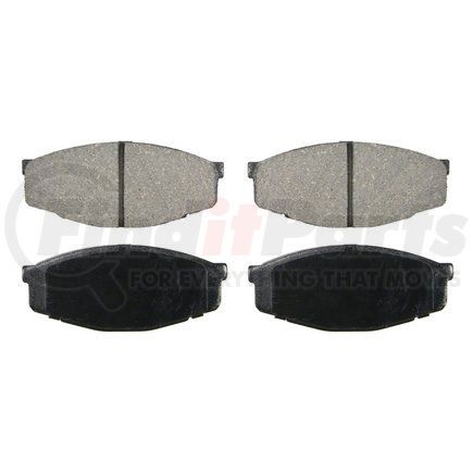 ZD207 by WAGNER - QuickStop Ceramic Disc Brake Pad Set