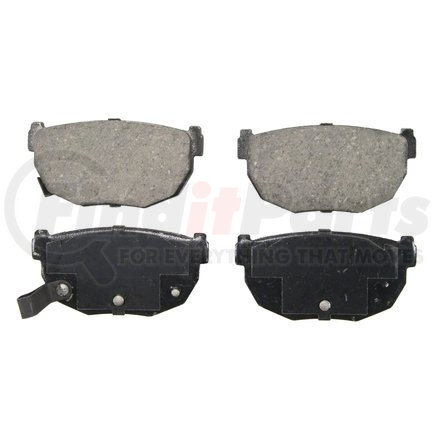 ZD272 by WAGNER - QuickStop Ceramic Disc Brake Pad Set