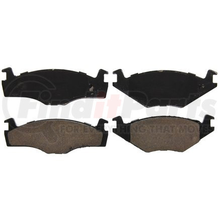 ZD280A by WAGNER - QuickStop Ceramic Disc Brake Pad Set