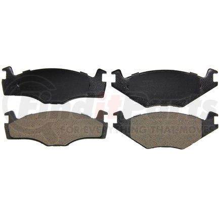 ZD280 by WAGNER - QuickStop Ceramic Disc Brake Pad Set