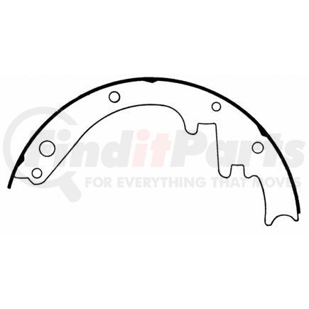 Z227R by WAGNER - Wagner Brake Z227R Drum Brake Shoe