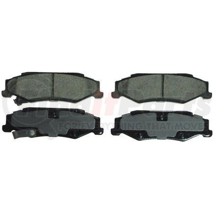 ZD732B by WAGNER - QuickStop Ceramic Disc Brake Pad Set