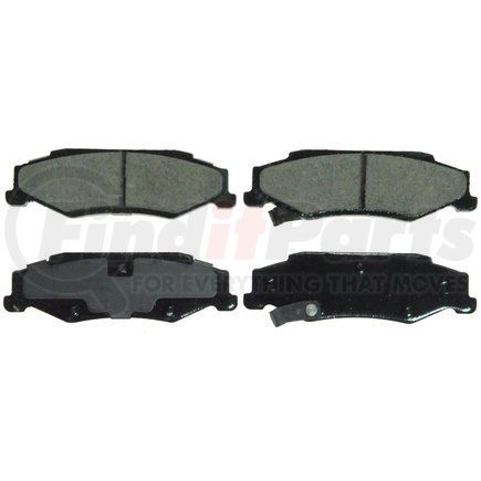 ZD732 by WAGNER - QuickStop Ceramic Disc Brake Pad Set