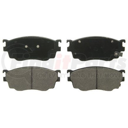 ZD755 by WAGNER - QuickStop Ceramic Disc Brake Pad Set