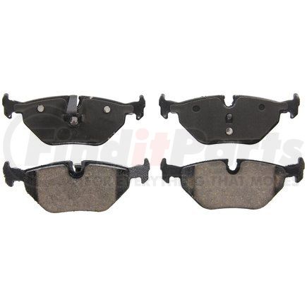 ZD763 by WAGNER - QuickStop Ceramic Disc Brake Pad Set