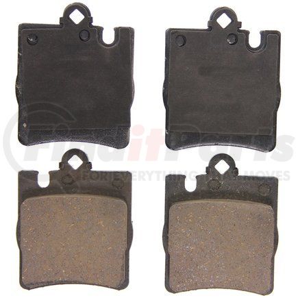 ZD876 by WAGNER - QuickStop Ceramic Disc Brake Pad Set