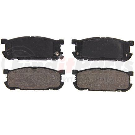 ZD891 by WAGNER - QuickStop Ceramic Disc Brake Pad Set