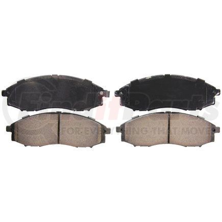 ZD830A by WAGNER - QuickStop Ceramic Disc Brake Pad Set