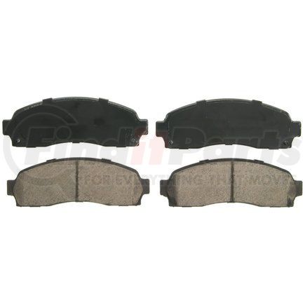 ZD833B by WAGNER - QuickStop Ceramic Disc Brake Pad Set