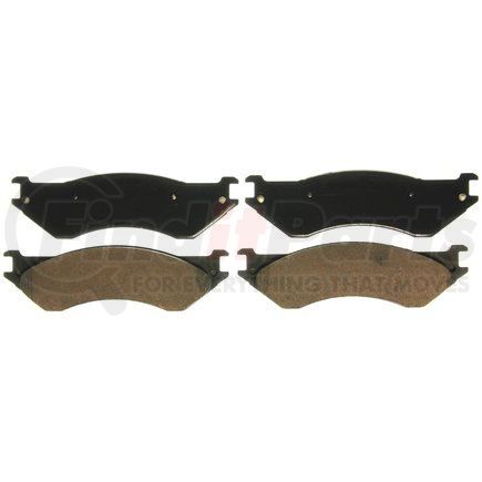 ZD842 by WAGNER - QuickStop Ceramic Disc Brake Pad Set