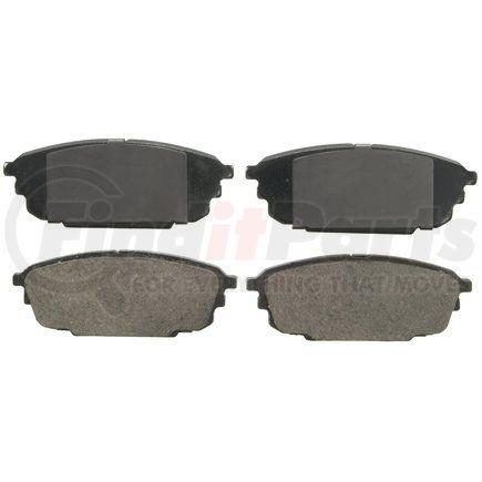 ZD892 by WAGNER - QuickStop Ceramic Disc Brake Pad Set