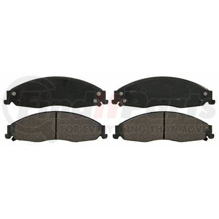 ZD921 by WAGNER - QuickStop Ceramic Disc Brake Pad Set