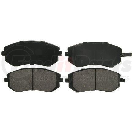 ZD929 by WAGNER - QuickStop Ceramic Disc Brake Pad Set