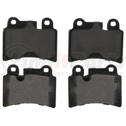 ZX1277 by WAGNER - QuickStop Semi-Metallic Disc Brake Pad Set
