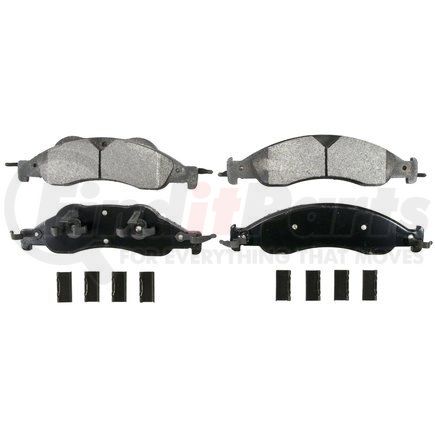 ZX1278 by WAGNER - QuickStop Semi-Metallic Disc Brake Pad Set