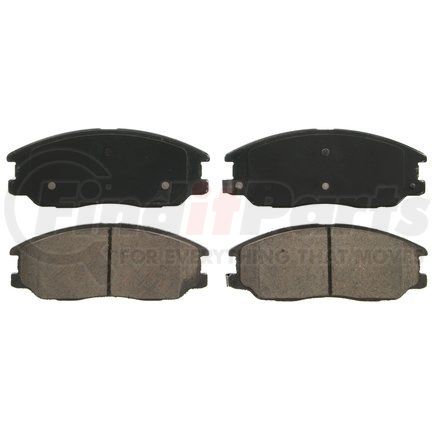 ZD955 by WAGNER - QuickStop Ceramic Disc Brake Pad Set