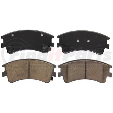 ZD957 by WAGNER - QuickStop Ceramic Disc Brake Pad Set