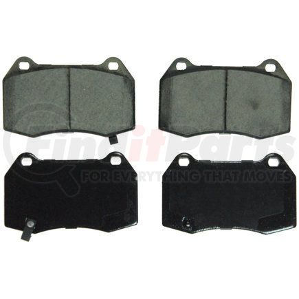 ZD960 by WAGNER - QuickStop Ceramic Disc Brake Pad Set