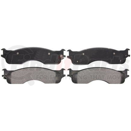 ZX1054 by WAGNER - QuickStop Semi-Metallic Disc Brake Pad Set