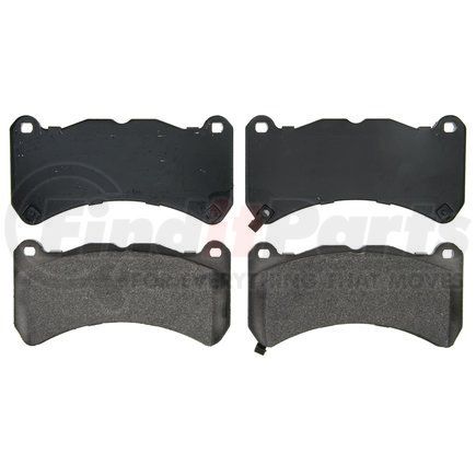 ZX1365 by WAGNER - QuickStop Semi-Metallic Disc Brake Pad Set