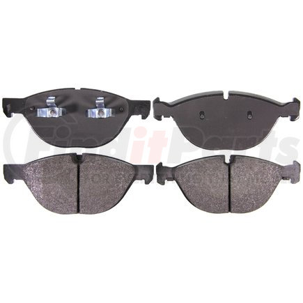 ZX1381 by WAGNER - QuickStop Semi-Metallic Disc Brake Pad Set