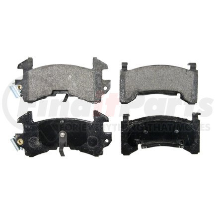 ZX154 by WAGNER - QuickStop Semi-Metallic Disc Brake Pad Set