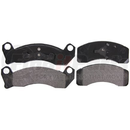 ZX199 by WAGNER - QuickStop Semi-Metallic Disc Brake Pad Set