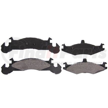ZX221 by WAGNER - QuickStop Semi-Metallic Disc Brake Pad Set