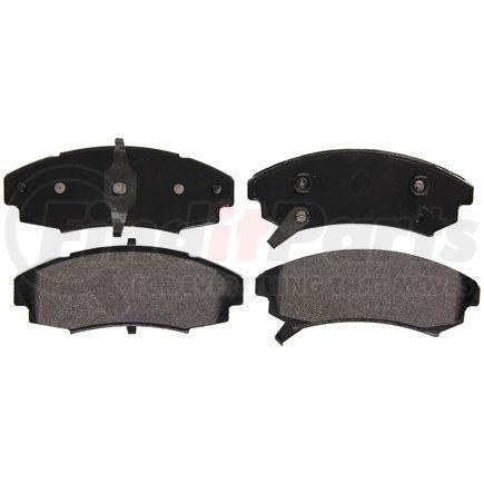 ZX353 by WAGNER - QuickStop Semi-Metallic Disc Brake Pad Set