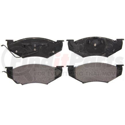 ZX367 by WAGNER - QuickStop Semi-Metallic Disc Brake Pad Set
