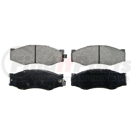 ZX266A by WAGNER - QuickStop Semi-Metallic Disc Brake Pad Set