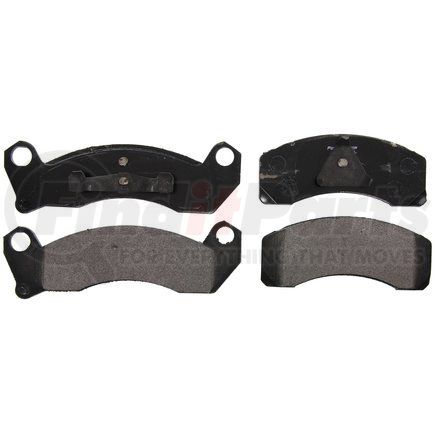 ZX431 by WAGNER - QuickStop Semi-Metallic Disc Brake Pad Set